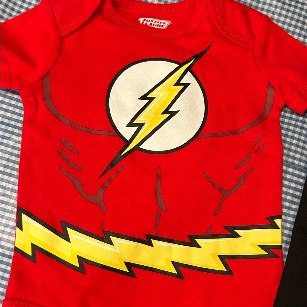 Superhero Baby Onesies - Red and Black